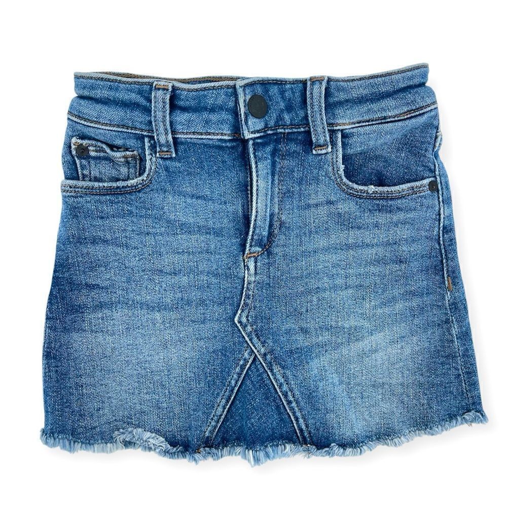 DL1961 Girl’s Blue Rose Denim Jenny Skirt Size 4